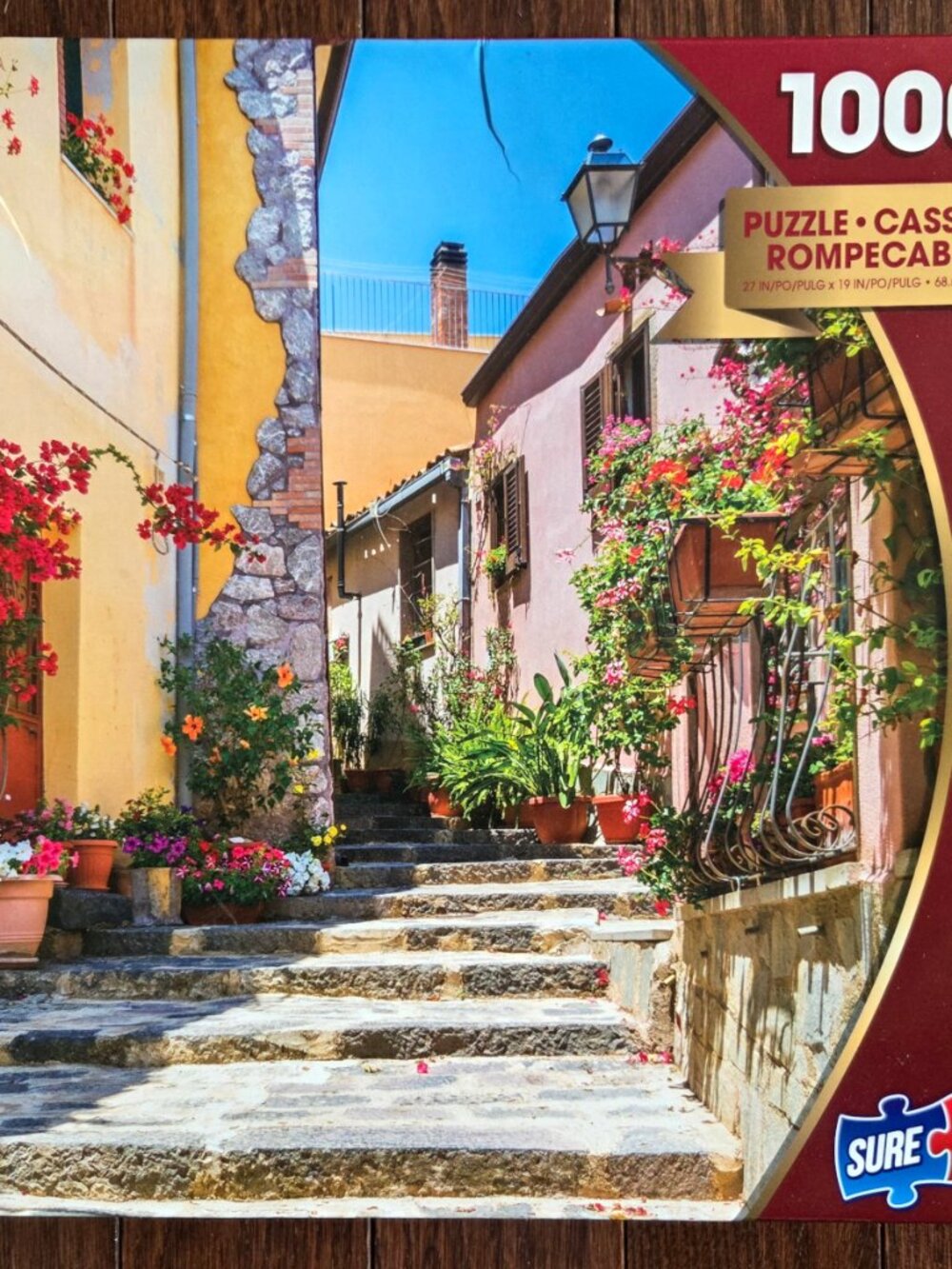Forza d'Agrò, Sicily, 1000 piece puzzle, The Canadian Group, Sure-Lox